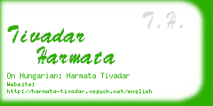 tivadar harmata business card